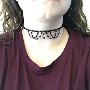 Adjustable Beaded Choker